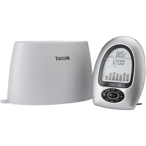 Taylor 2755 Digital Wireless Rain Gauge & Thermometer 