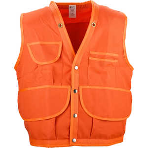 Jim-Gem® “Pro” 10-Pocket Cruiser Vest<br /><h5>Polyester Oxford, Hi-Vis Orange</h5>