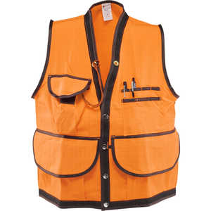 Jim-Gem® “Pro” 10-Pocket Cruiser Vests<br /><h5>1000 Denier Cordura® Nylon, Hi-Vis Orange</h5>