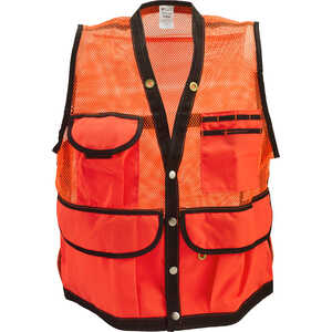 Jim-Gem® 8-Pocket Nylon Mesh Cruiser Vest with Insect Shield®
<br /><h5>Hi-Vis Orange</h5>