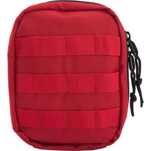Tactical First Aid Kit with MOLLE Clips, Red
