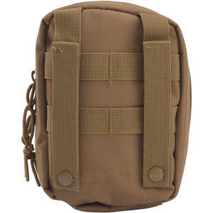 Tactical First Aid Kit with MOLLE Clips, Coyote Brown