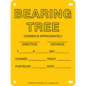 Aluminum Bearing Tree Poster, 4” x 6”, Pack of 100