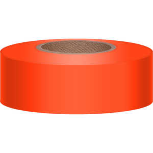 Presco “Tuff Stuff” Vinyl Glo Flagging, Orange Glo