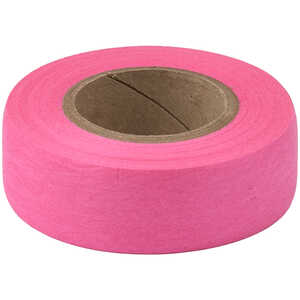 Presco 1˝ x 100´ Biodegradable Roll Flagging, Pink Glo