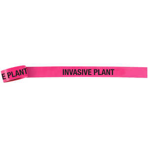 Presco Vinyl Flagging - “INVASIVE PLANT”