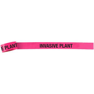 Presco Vinyl Flagging - “INVASIVE PLANT”