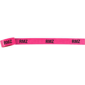 Presco Vinyl Flagging, “RMZ BOUNDARY”, Pink Glo