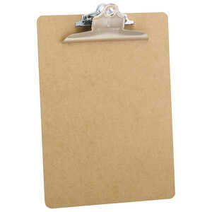 Saunders Hardboard Clipboard, Letter (8-1/2˝ x 11˝). 9˝ x 12-1/2˝