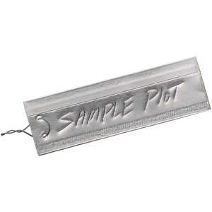 7/8” x 3”, Double-Faced Aluminum Tags, Box of 50