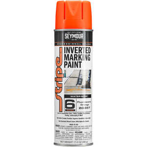 Seymour Stripe Water-Based Inverted Tip Marker, 17 fl. oz., Fluorescent Orange