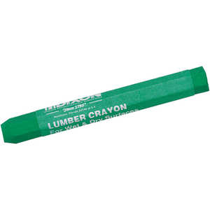 Dixon Lumber Crayons, Green, Box of 12