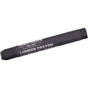 Dixon Lumber Crayons, Black, Box of 12