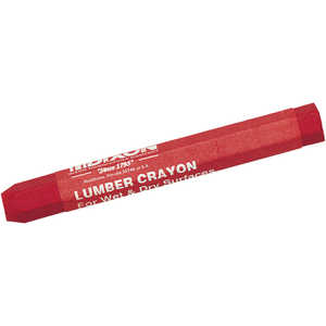 Dixon Lumber Crayons, Red, Box of 12