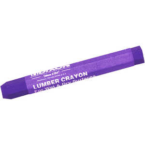 Dixon Lumber Crayons, Purple, Box of 12