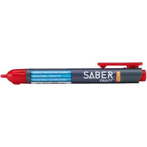Saber Paint RT Retractable Paint Marker, Red