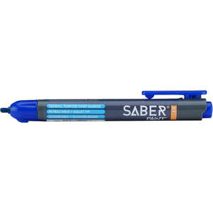 Saber Paint RT Retractable Paint Marker, Blue