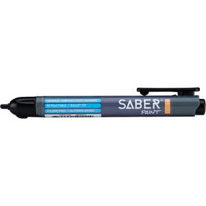Saber Paint RT Retractable Paint Marker, Black
