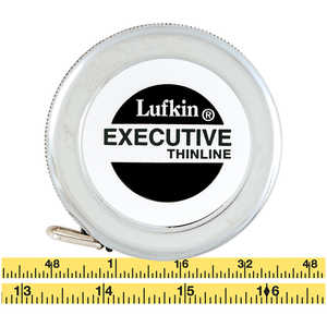 Lufkin Spring Rewind Executive Thinline Diameter Tape Model W606P