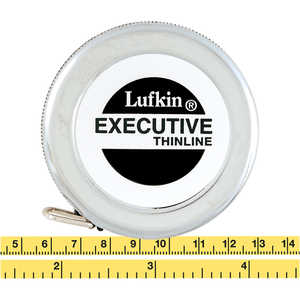 Lufkin Spring Rewind Executive Thinline Diameter Tape Model W606 PM