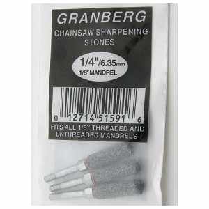 1/4” Grinding Wheels Granberg Precision Chainsaw Chain Sharpener, Pack of 3