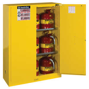 Justrite Sure-Grip EX 45-Gallon Capacity Flammable Safety Cabinet