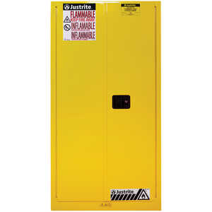 Justrite Sure-Grip EX 60-Gallon Capacity Flammable Safety Cabinet