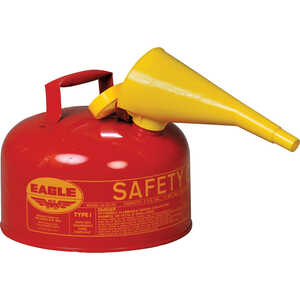 Eagle Type I Safety Can, Red (Gasoline), 2-Gallon