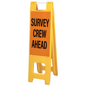 Warning Narrowcades, “SURVEY CREW AHEAD/SLOW”