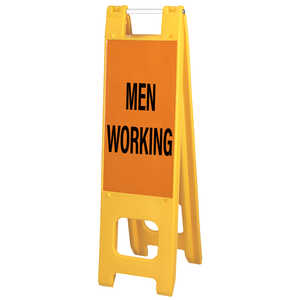 Warning Narrowcades, “MEN WORKING”