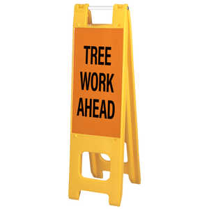 Warning Narrowcades, “TREE WORK AHEAD”