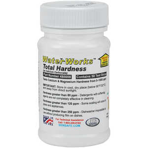 Total Hardness Test Strips, 0-1000 ppm, Bottle of 50