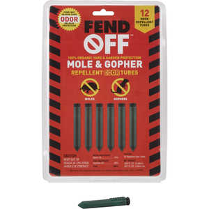Fend Off Mole and Gopher Repellent Sticks, Pack of 12