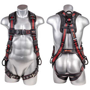 KStrong Kapture Elite+ 5-Point Full Body Harness, Three D, Small/Medium