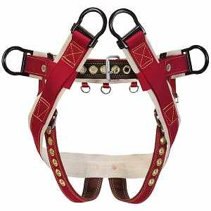 Weaver Arborist® 4-Dee Single Thick Cotton Saddle with 2” Wide Nylon Leg Straps
<br /><h5>Four dees offer several positioning options and add extra stability.</h5>