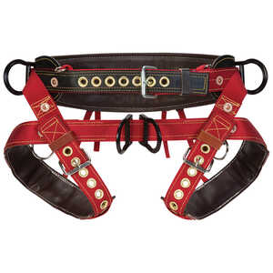 Weaver Arborist® Floating Dee Extra Wide Back Saddles
<br /><h5>2 Floating Dees and Padded Nylon Leg Straps</h5>