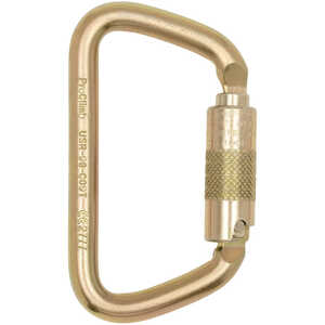 ProClimb Triple Lock Large D Steel Carabiner