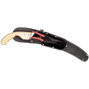 Weaver Arborist Arborist Curved Saw Sheath, Black Rubberized with Pruner Pouch