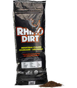 Rhino Dirt Industrial Absorbent, 0.5 cu. ft./14.6 Liter Resealable Bag