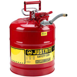 Justrite Type II AccuFlow Safety Can, Red, 5-Gallon