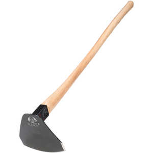Rogue Hoe Field Hoe with 7” Curved Head, 40” Curved Hickory Handle