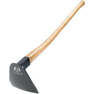 Rogue Hoe Field Hoe with 7” Flat Head, 40” Curved Hickory Handle