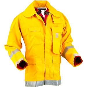 Crew Boss 7.5 oz. Nomex IIIA Brush Coat, XX-Large 50-52 Chest