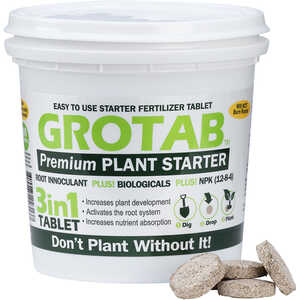 Grotab 3in1 Premium Plant Starter, 100 Tablet Bucket