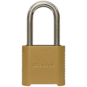 Master Lock Set Your Own Combination Padlock, 5/16” x 2” x 1” Shackle