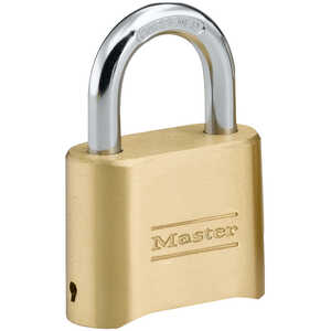 Master Lock Combination Padlock, 5/16” x 1” x 1” Shackle