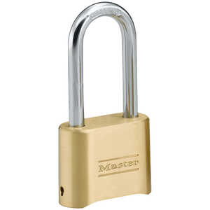 Master Lock Combination Padlock, 5/16” x 2¼” x 1” Shackle