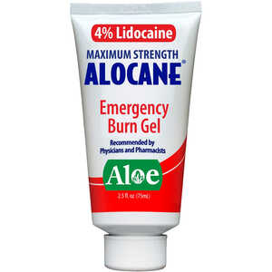 Alocane Max Antiseptic Emergency Burn Gel, 2.5 oz. Tube
