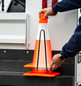 Horizontal Mount Traffic Cone Holder