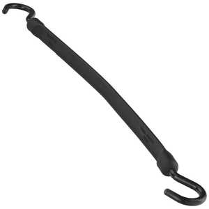 The Better Bungee Poly Strap with Nylon Hooks, 18˝, Black
